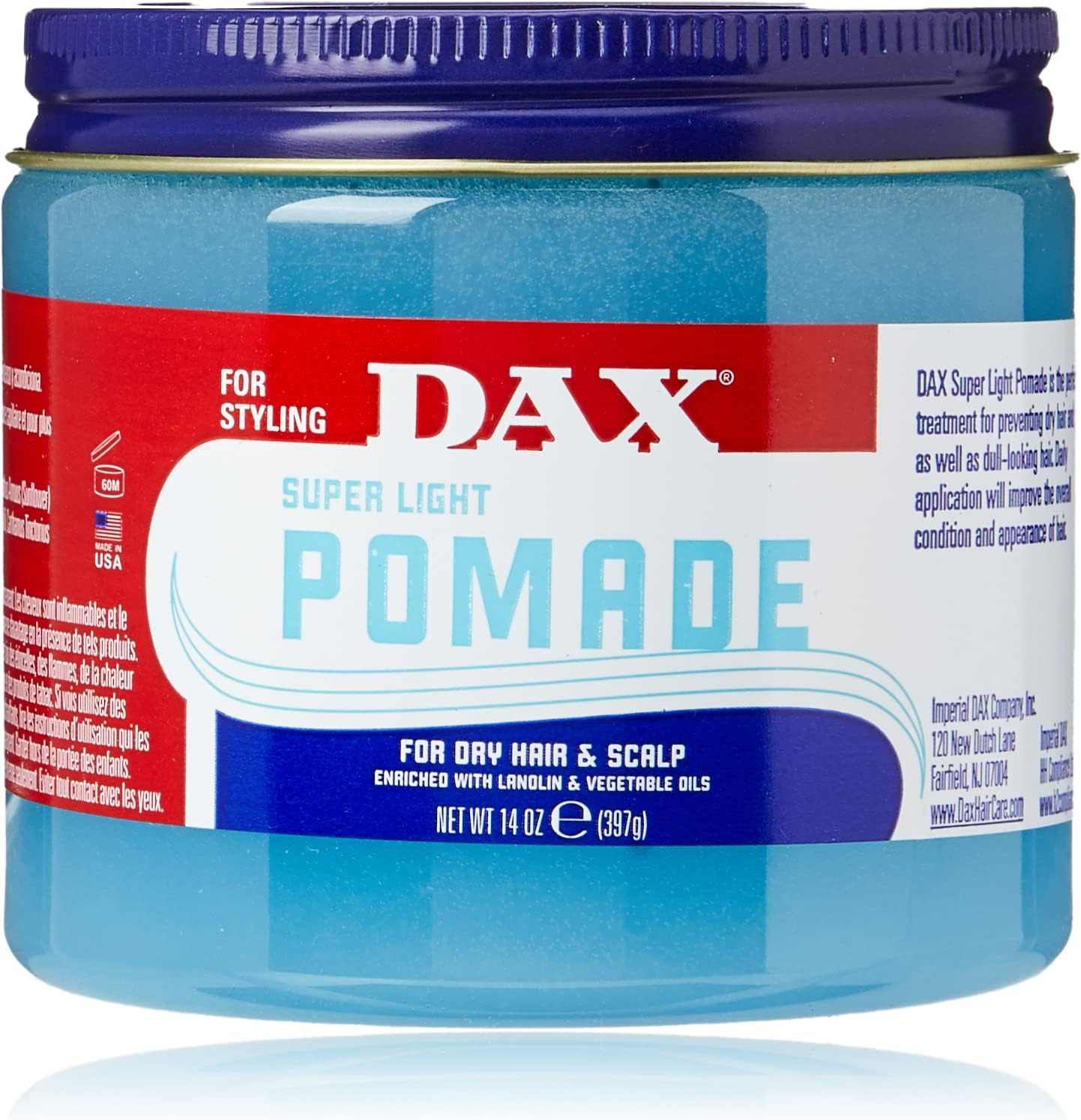 Dax Super Lite Pomade, 14 Ounce