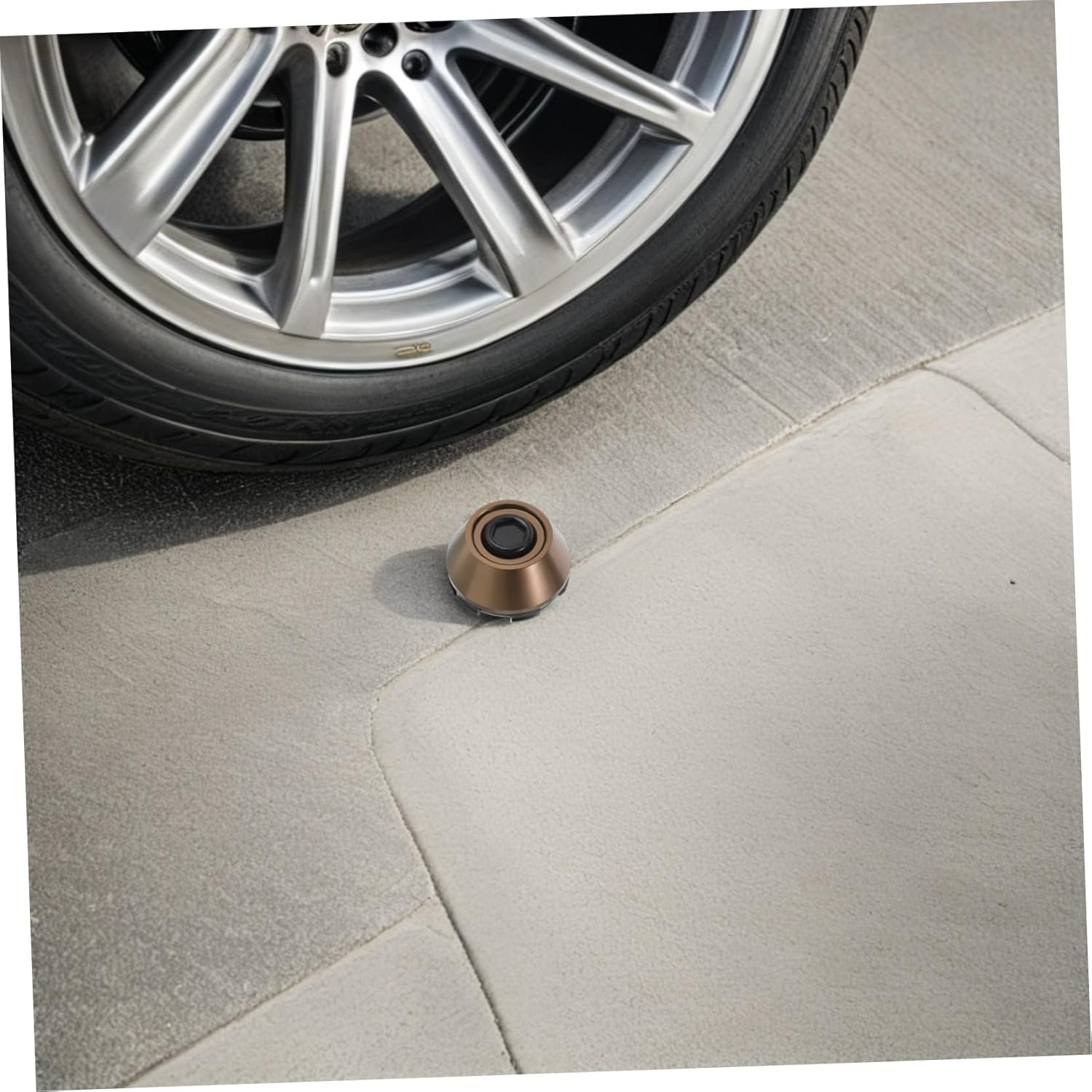 COMPUKAS Aluminum Alloy Wheel Center Caps Lightweight Durable Car Rim Hub Covers for Vehicle Hubcaps Automotive Accessories image number 1