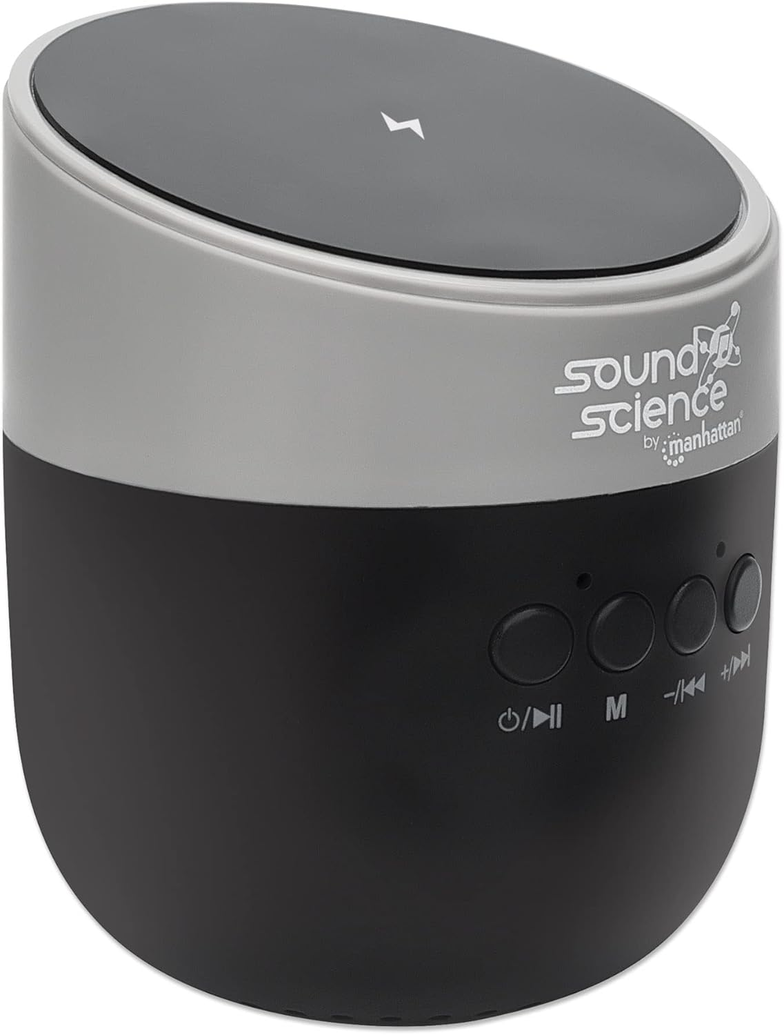 Manhattan Sound Science Bluetooth Speaker with Induction Charging Pad - Black image number 2