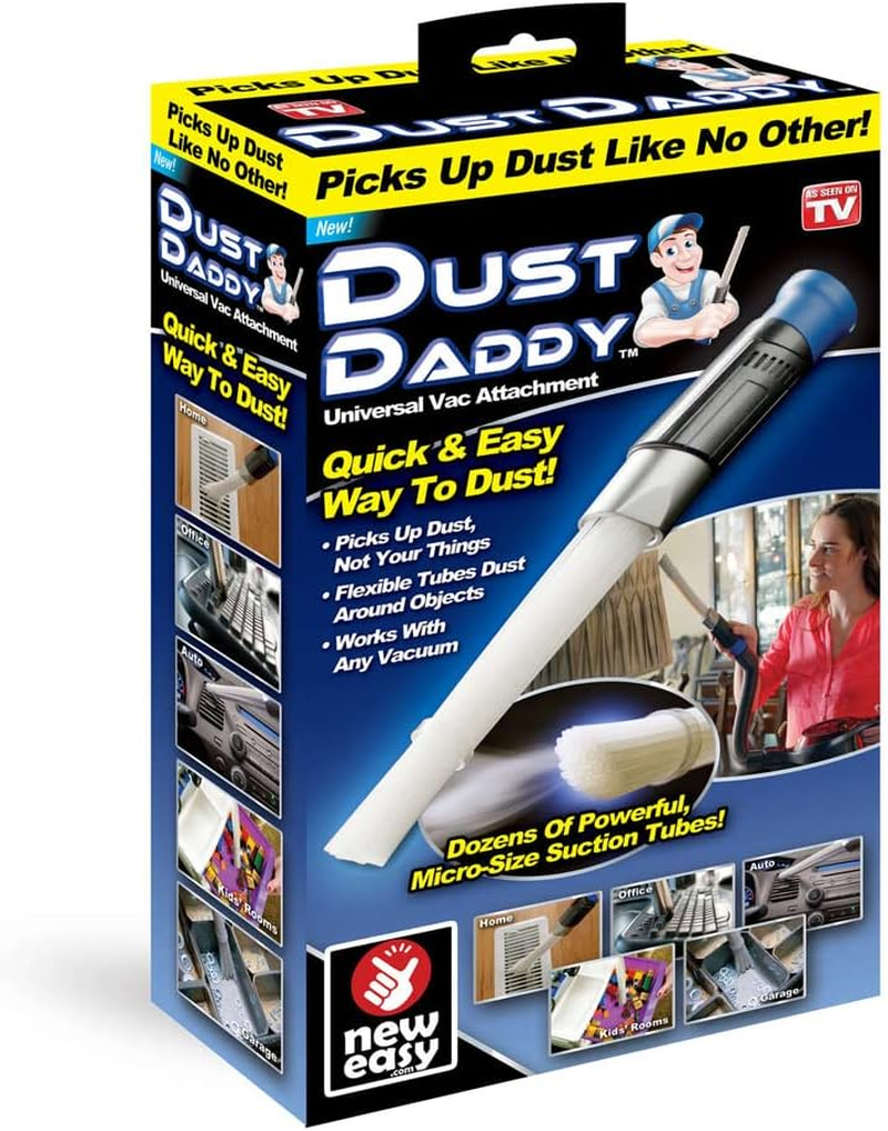 Ontel Dust Daddy | Universal Vacuum Cleaner Attachment | Dust and Dirt Remover | Authentic as Seen on TV image number 4