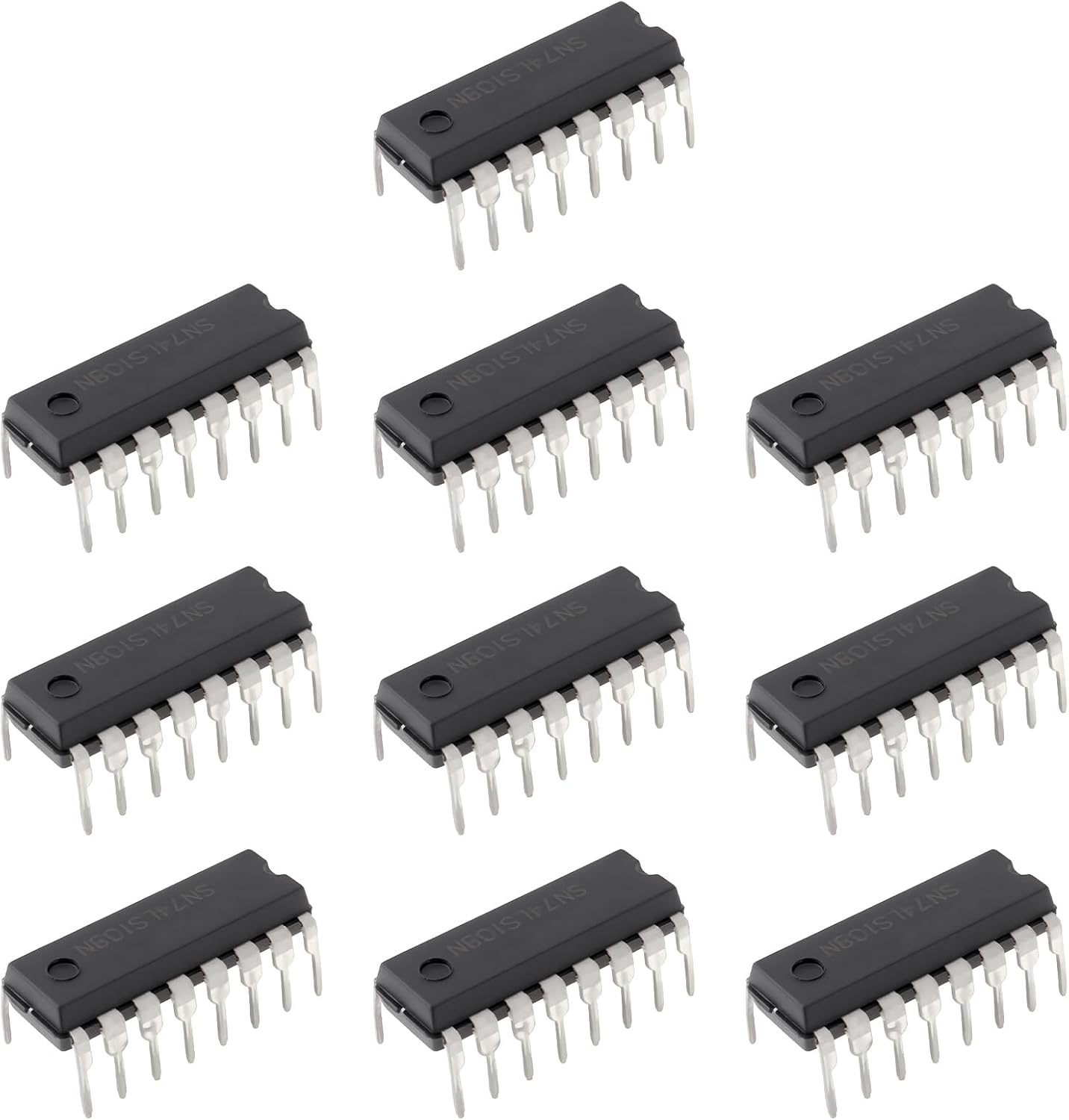 Ecsing 10Pcs 16Pin Integrated Circuit 74LS138N SN74LS138N for Digital Computing image number 5