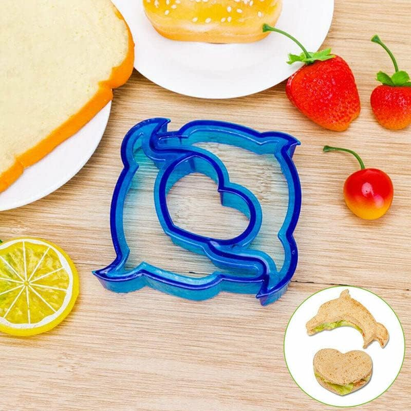 Sandwich Mould Food Biscuit Bread Cutter Cookies Cake DIY Lunch Toast Kids - Durable, Easy-Clean Material - Puzzle image number 4