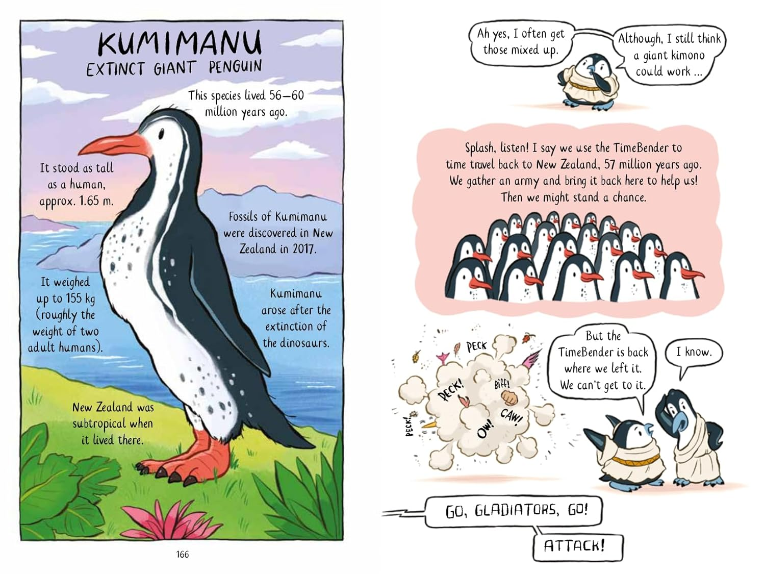 Pablo and Splash: Roman Holiday: the Hilarious Kids' Graphic Novel Series about Time-Travelling Penguins image number 3
