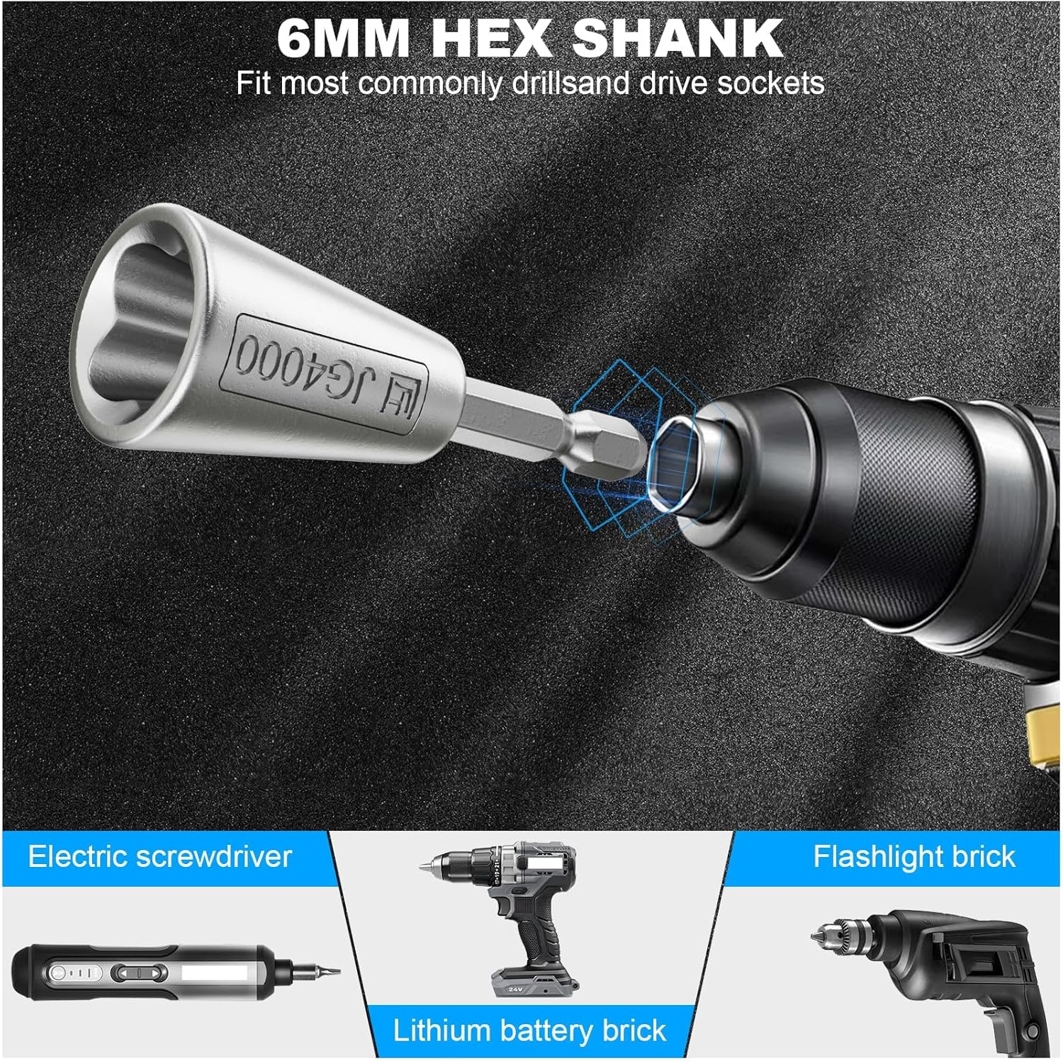 Wire Twister Tool for Drill, XICEN 2PCS Drill Wire Twister, Wire Twister Wire Connector Wire Twisting Tool, Wire Nut Twister for Electrical Power Drill image number 5