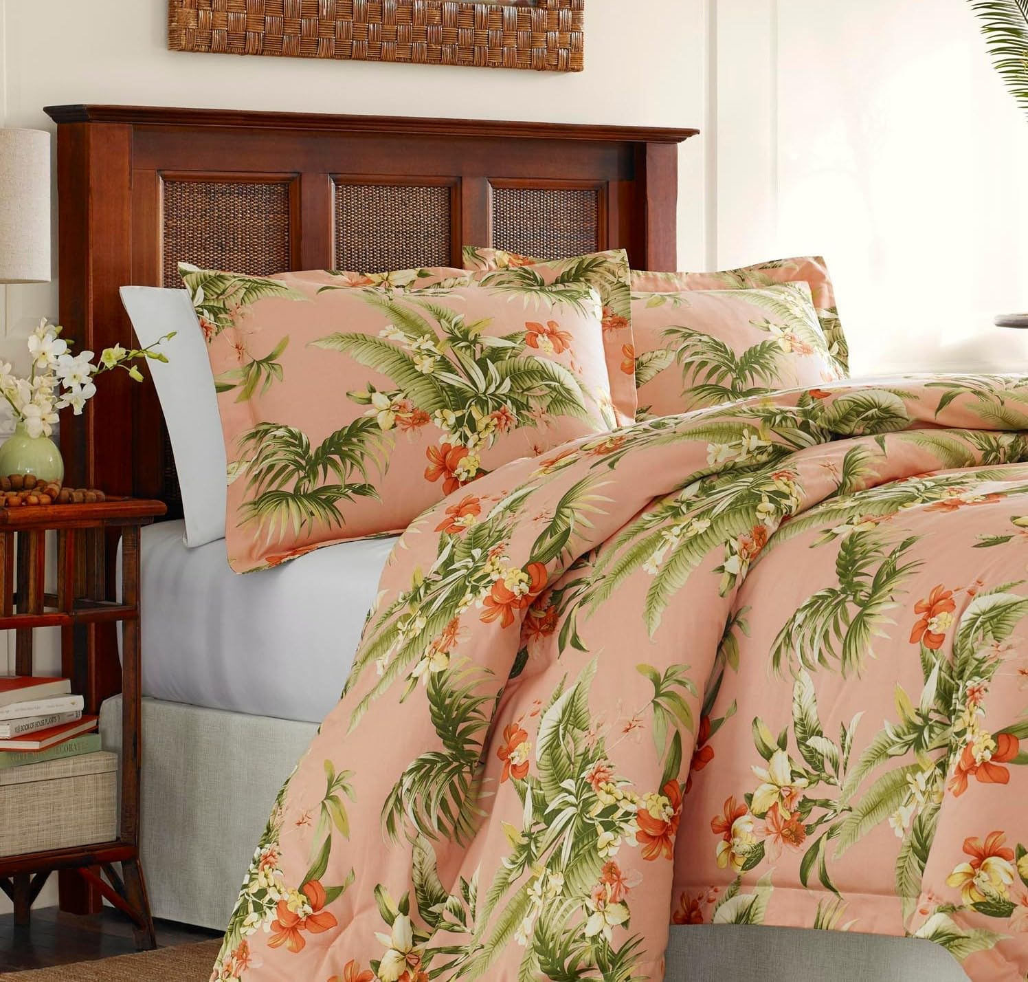 TOMMY BAHAMA Siesta Key Quilt Cover Set - King Cantaloupe image number 2