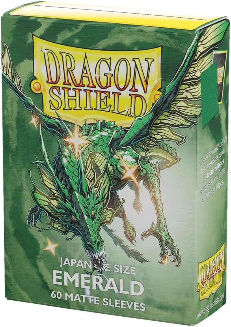 Dragon Shield Emerald Matte Japanese Sleeves (Box of 60)) image number 1