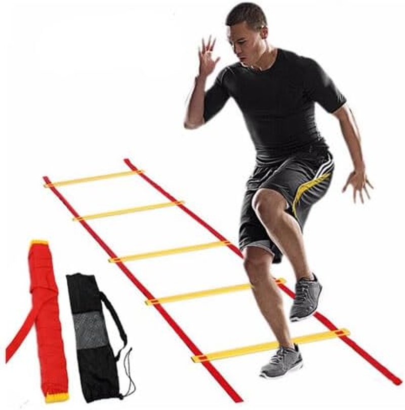SPPHOENIX 7M Agility Speed Ladder for Sports Training - Soccer, Football, Fitness Trainer with Adjustable Rungs, Carry Bag Included image number 5