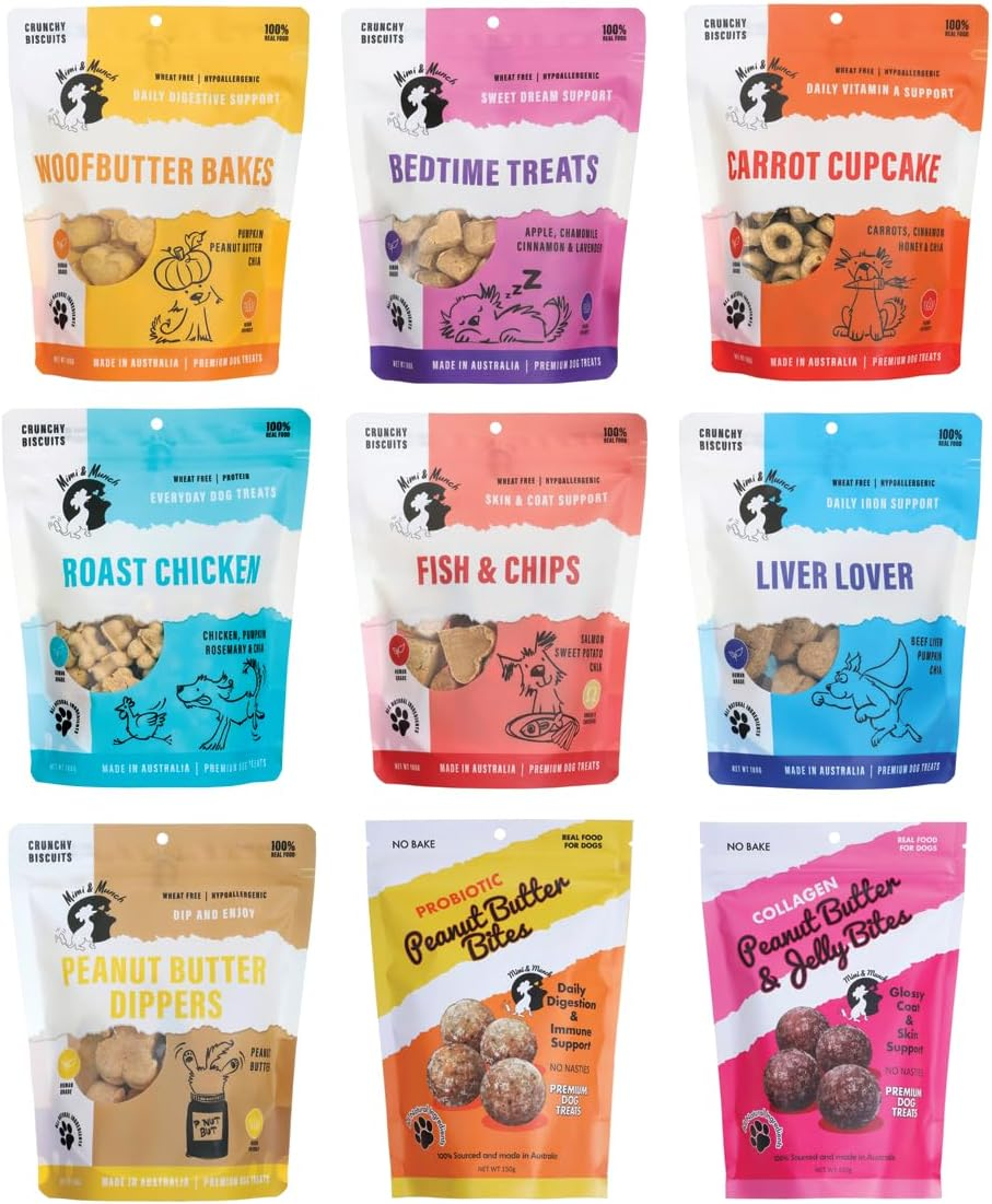 Mimi & Munch 100% Natural Fish and Chips Regular Dog Treats Biscuits 180 G image number 3