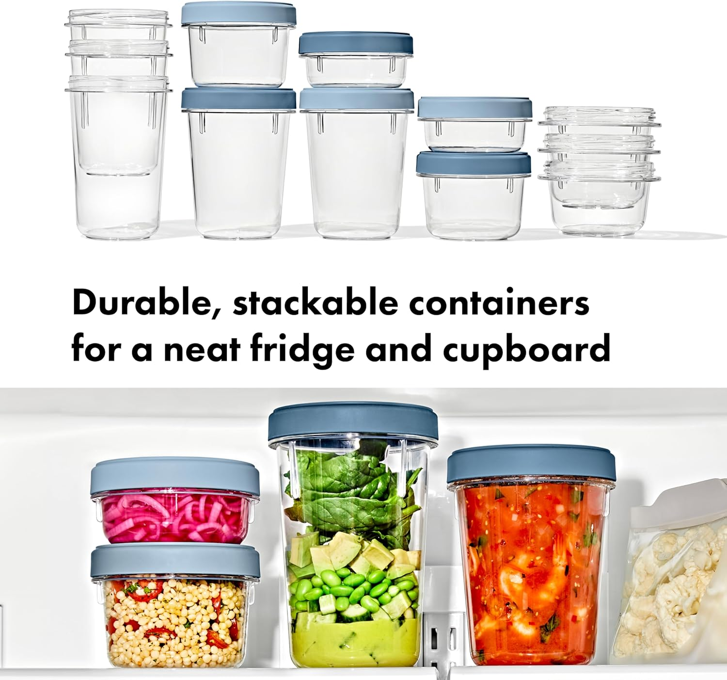 OXO Good Grips Twist & Stack Container 148 Ml, 3 Pack image number 3