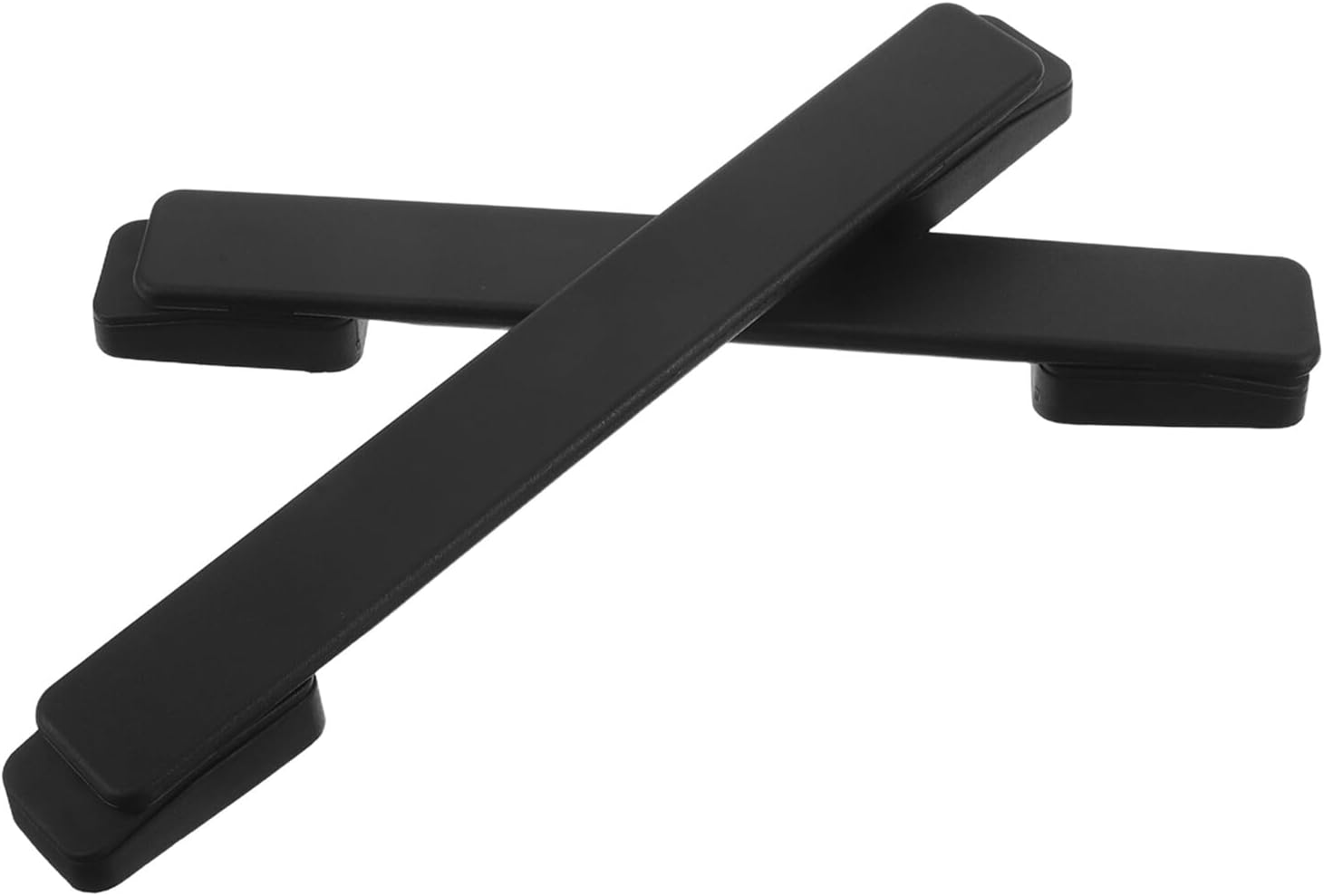 COLLBATH 2Pcs Black Plastic Luggage Handle Replacement with Ergonomic Grip for Comfortable Travel Wear-Resistant Suitcase Pulls for Heavy Luggage Seamless Integration with All Suitcase image number 6