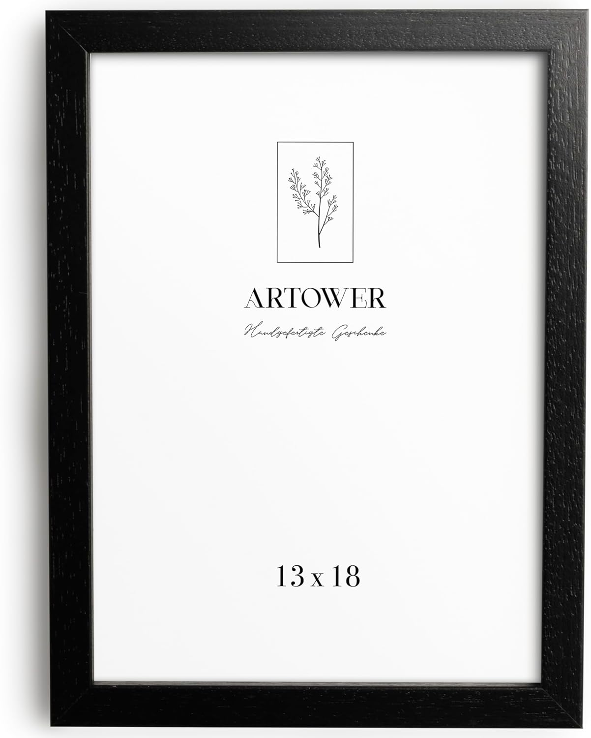 Artower&reg; Picture Frame Black Metal Thin Frame for DIN A4 21 X 29.7 Cm Poster Frame Large Collage Picture Frame Metal 21 X 30 Cm Aluminium Slim Picture Frame Black Poster Frame image number 3