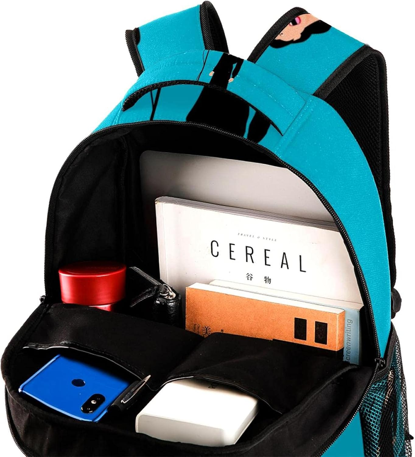 Singer Girl Performance Backpack Students Shoulder Bags Travel Bag College School Tote Backpacks image number 2