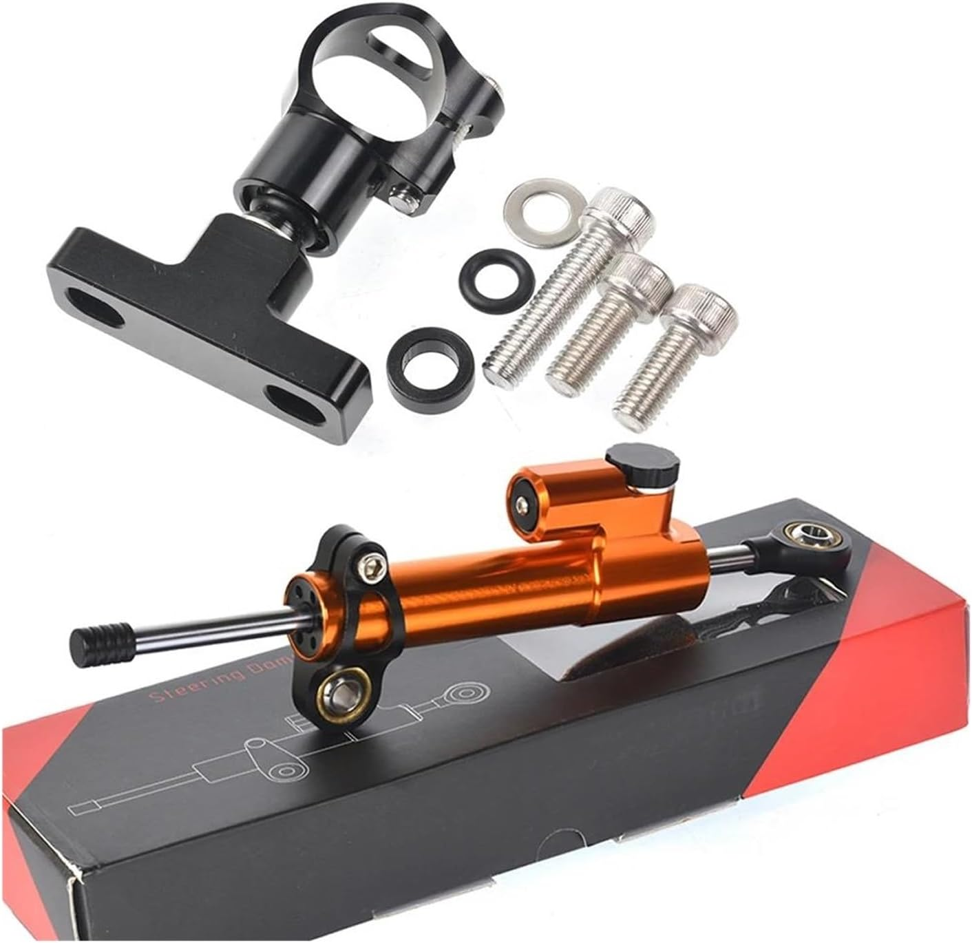 Fit for CFMOTO 800NK 2023 2024 Motorcycle Accessories Directional Damper Shock Absorber Stabilizer Steering Dampers Bracket(B12) - A1 image number 6