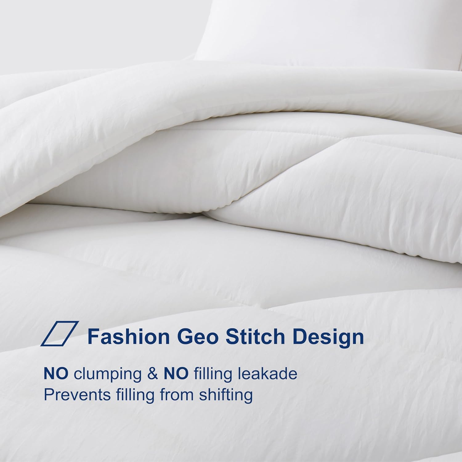 Mumullum 700GSM Warm Quilt Queen Size, Ultra Soft Fluffy Winter Bedding Breathable Premium Fiber Filling Quilt for Home Bedroom