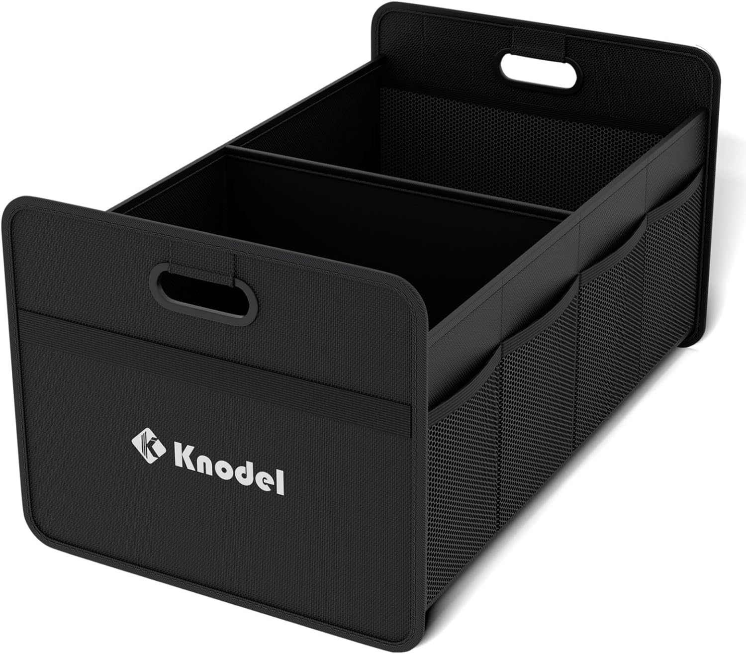 K KNODEL Car Boot Organiser, Foldable Car Boot Storage, Automotive Consoles & Organisers, Car Boot Storage Organiser with Reinforced Handles (Small, Black) image number 4