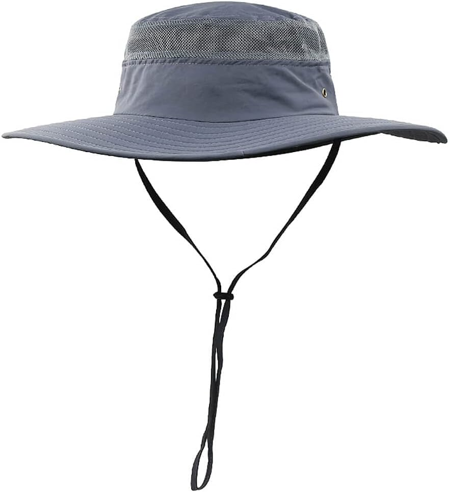 Oversize Bucket Hat Wide Brim Quick-Drying Cap Sun Travel Beach Mesh Hat L/XXL