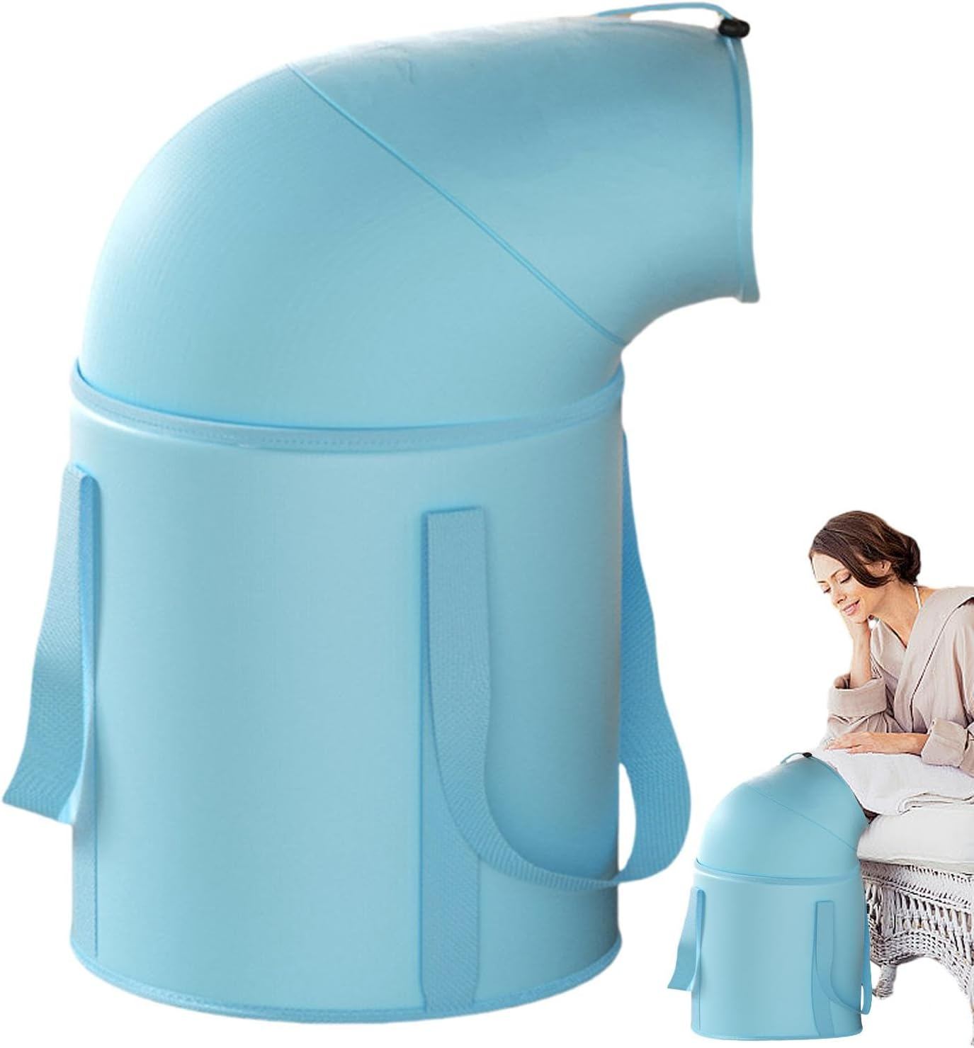 Foot Spa Soak Tub, Foldable Foot Basin Tub Bucket, Portable Foot Soak Tub for Camping, Picnic, Hiking, Rowing, Fishing image number 2