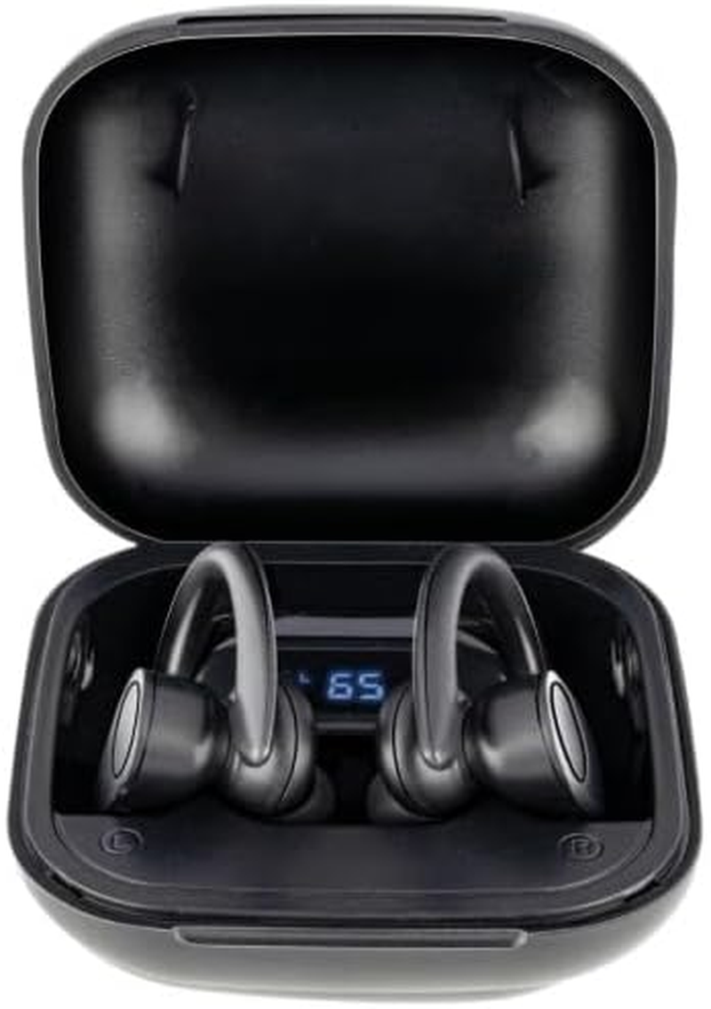 Grundig Wireless Bluetooth Headphones, True Wireless Sport Earbuds, Headset up to 30 Hours Playtime, USB-C Quick Charge, Comfortable Fit, Black