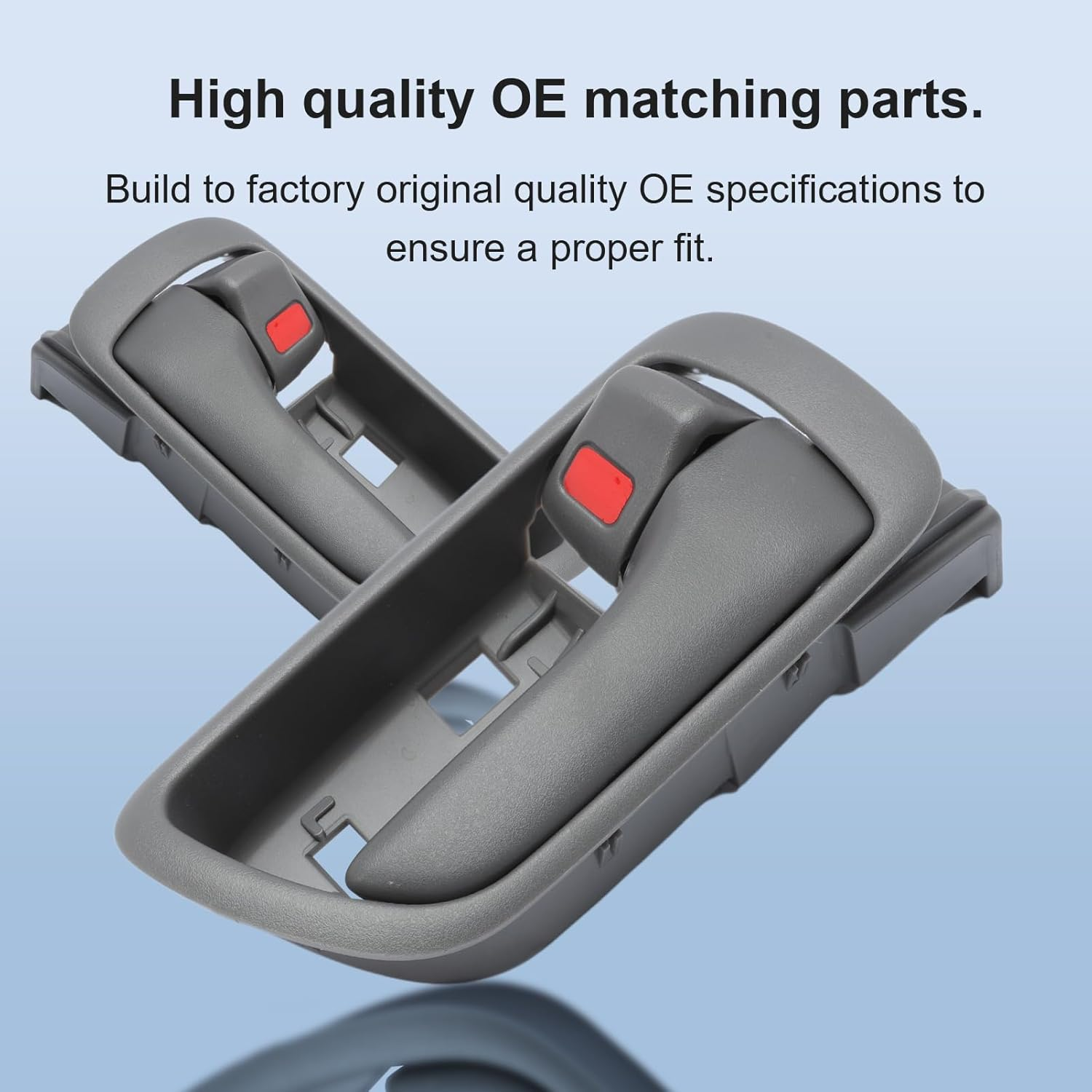 Kasturrboo 2Pcs inside Interior Door Handles for 2002-2006 Camry Left & Right, Interior Front Rear Driver Passenger Side Gray Door Handle, Replace# 69206-AA021 69205-AA021 image number 1