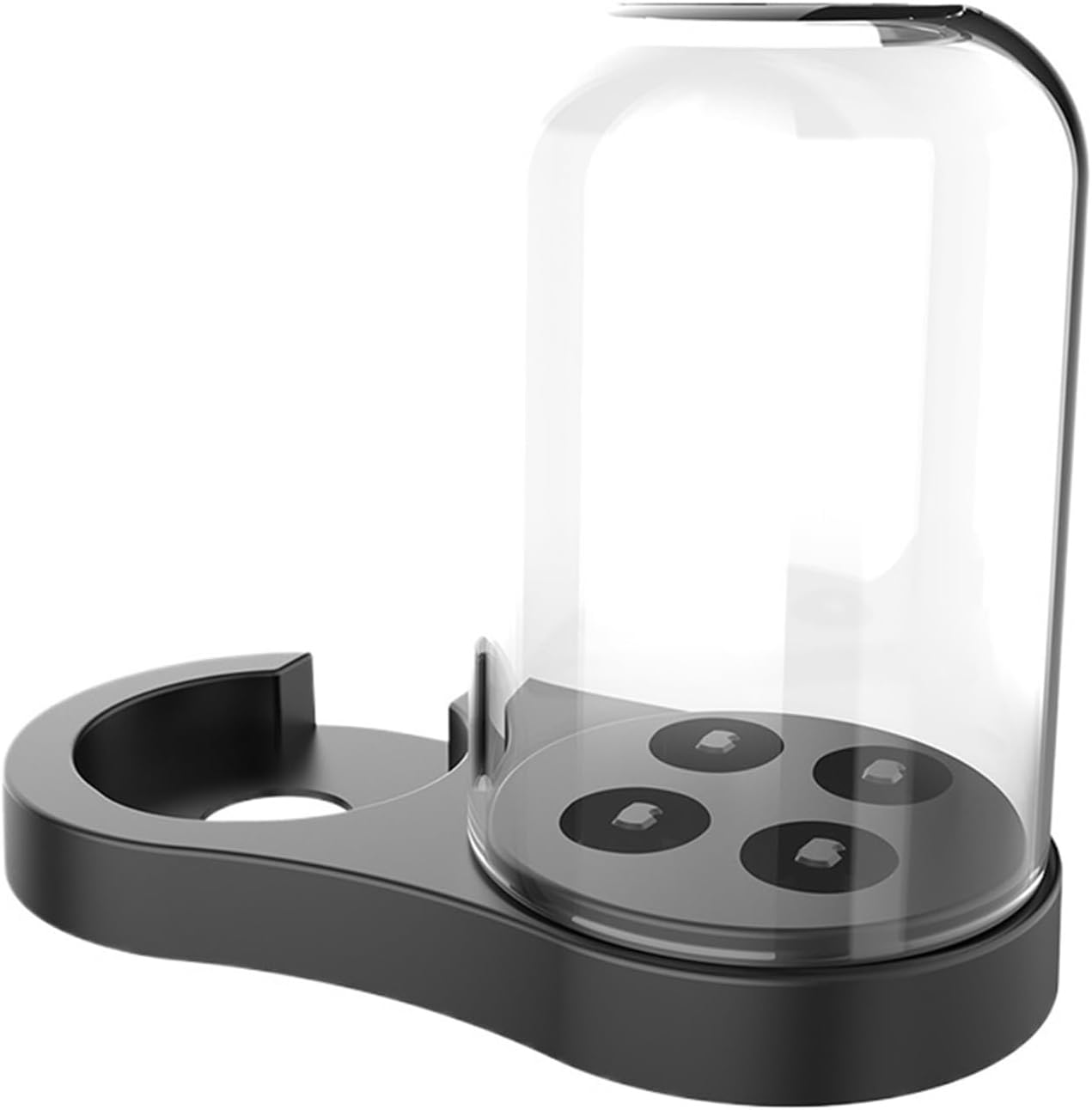 The Toothbrush Holder, Compatible for Oralb IO3 IO4 IO5 IO6 Electric Toothbrush Rack EB17 Brush Head Storage Bracket with Dust Cup(White)