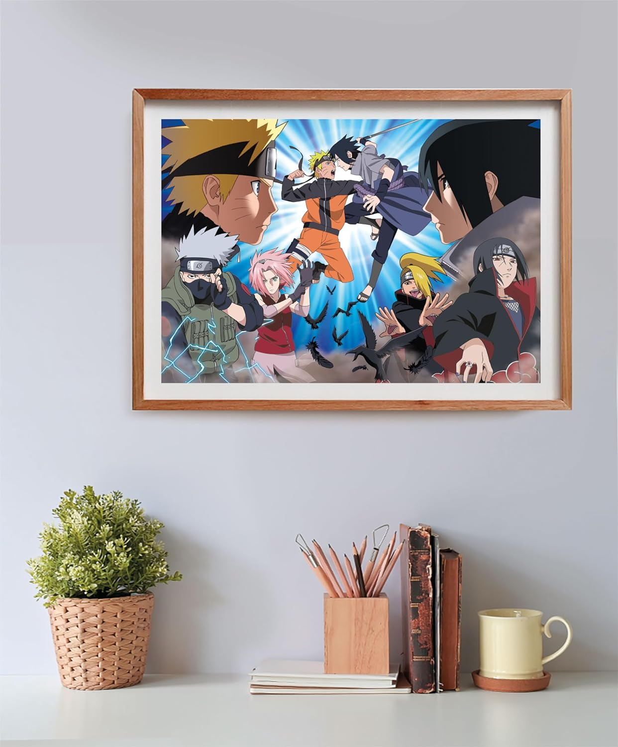 Clementoni 35517 Naruto Shippuden Cube Shippuden 500-Piece Horizontal Puzzle Fun for Adults Manga Anime Made in Italy Multicoloured