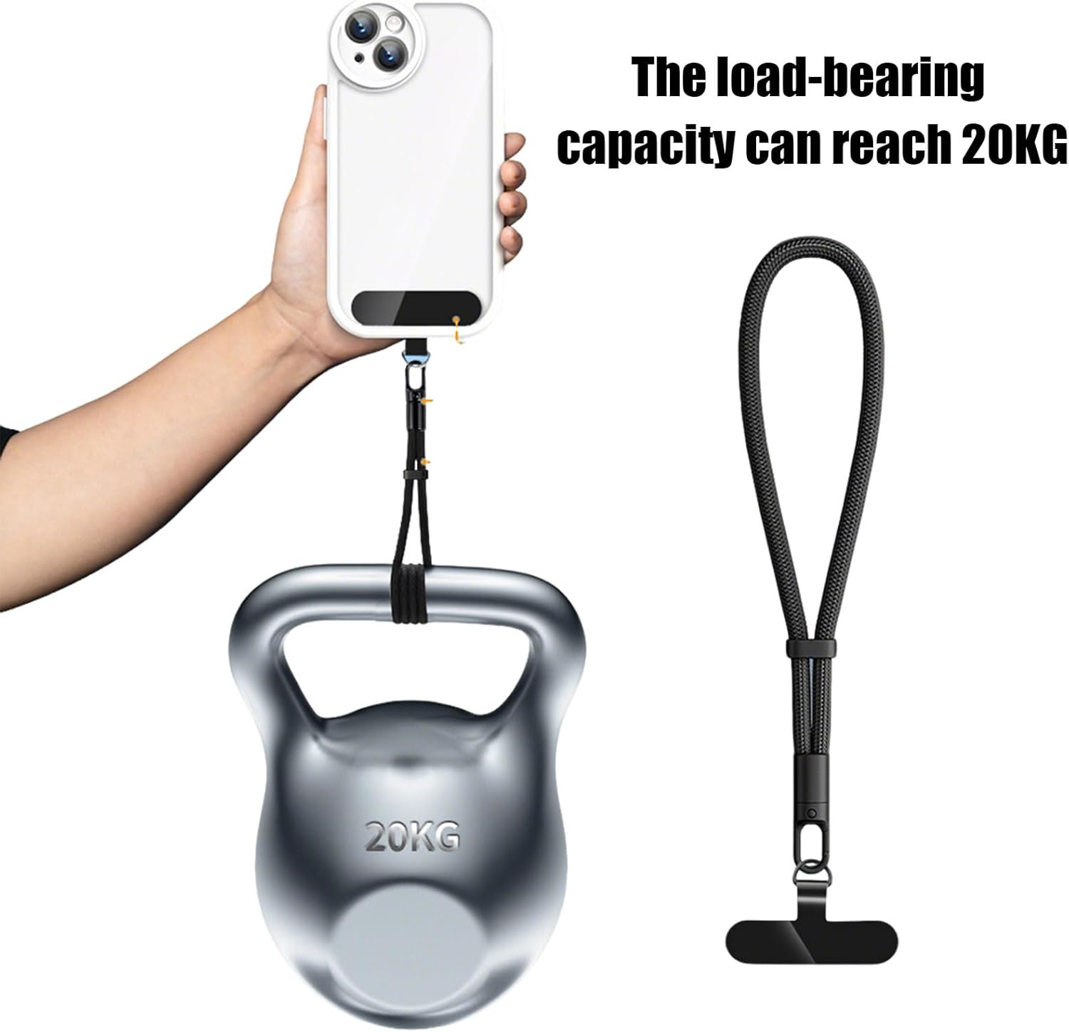 Xolixorium Hand Cell Phone Wrist Strap, Premium Adjustable Mobile Phone Lanyard, Universal Multifunctional Wristband for Smartphones & Accessories. image number 3