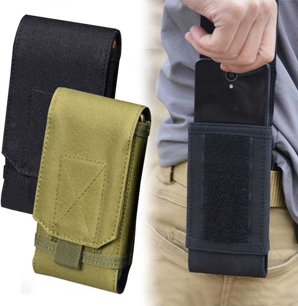 Universal Tactical MOLLE Holster Army Mobile Phone Belt Pouch EDC Security Pack Accessory Waist Bag Case Compatible Iphone 16 Pro X XS Max XR 7 8 6/6S plus Samsung Galaxy S24 S23 S22Plus image number 5