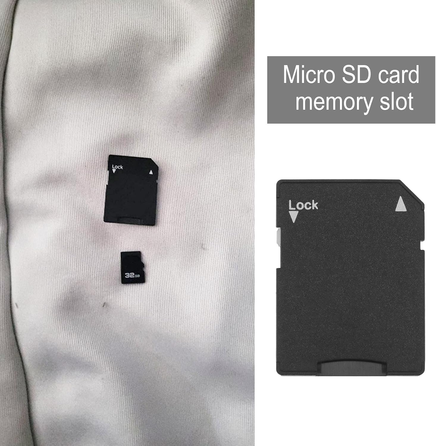 2Pcs Micro SD Card to SD Card Adapter TF Card Micro SDHC to SD SDHC Adapter Suitable for Digital Cameras Computers SD Card Supported Device Storage Card Black image number 6