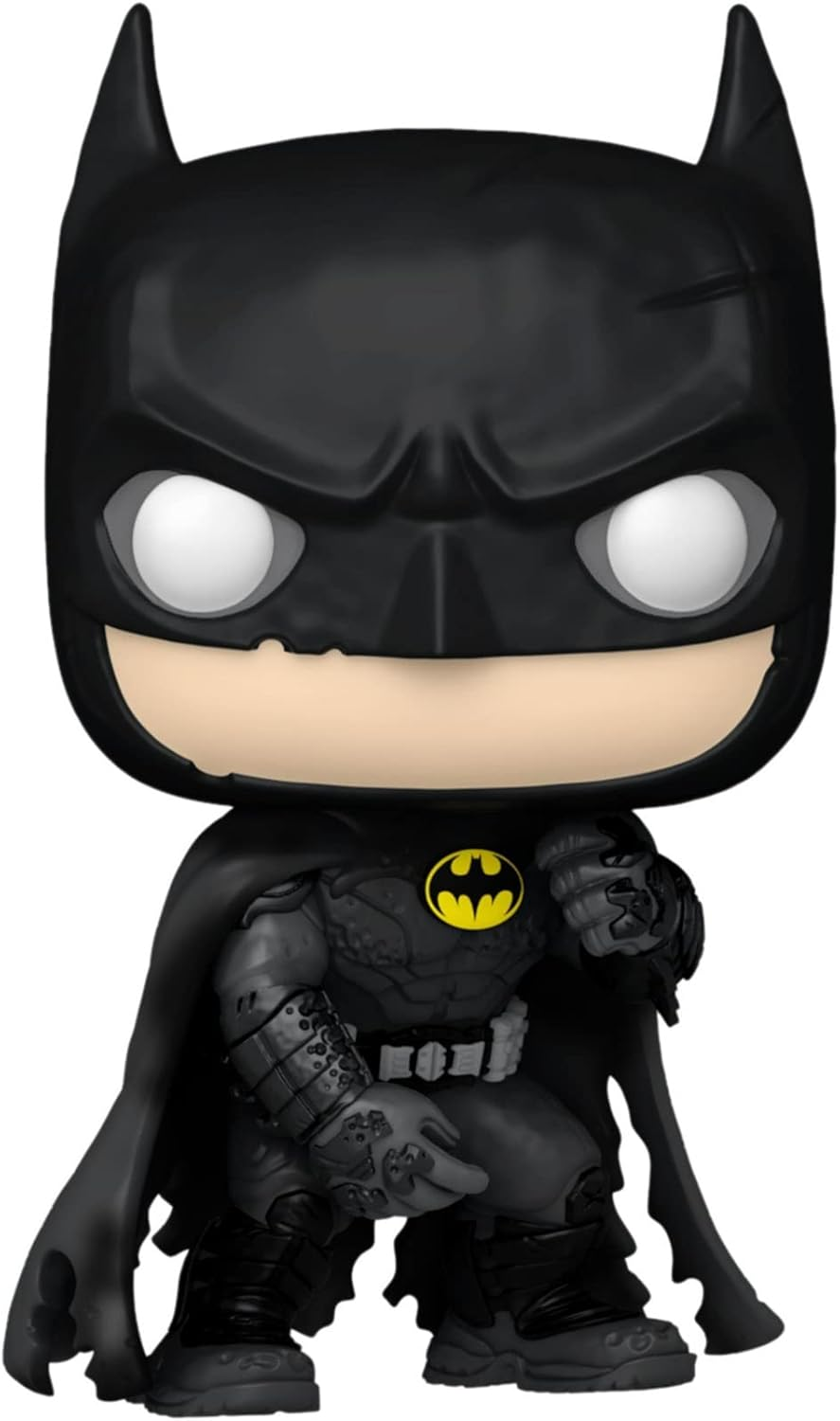 Funko Pop! the Flash (2023) Batman (Battle Damage) Vinyl Action Figure image number 1
