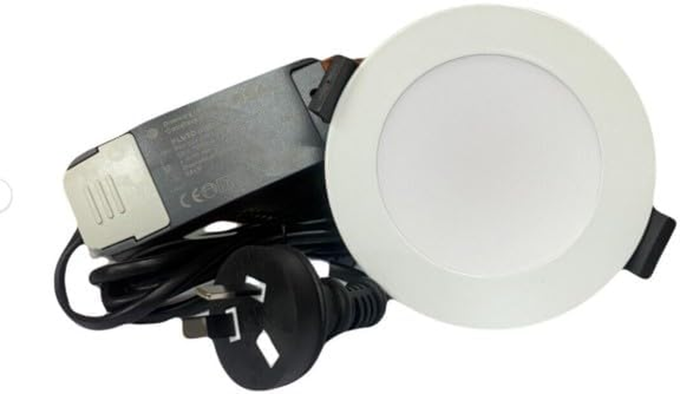 10 Pack SAL Downlight - S9041TCWH ECOGEM S9041TC - 10W Dimmable 10 Watt LED Downlight, with Selectable CCT, IP44 image number 1