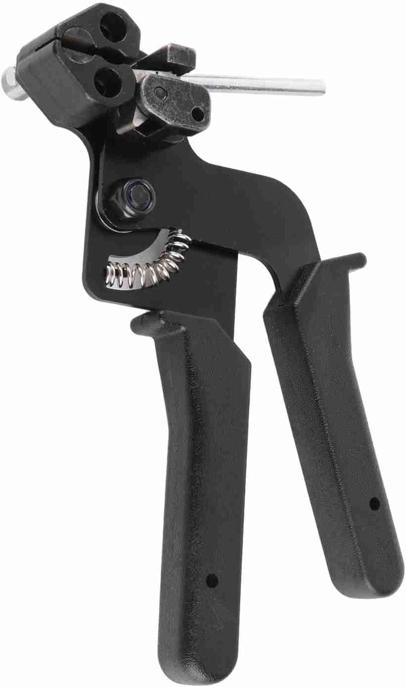 HISUEKIG Cable Tie Gun Tool, Cutter Tool, Easy to Operate Gun, Easily Durable for Ladder Stainless Steel Cable Ties Self-Locking Stainless Steel image number 5