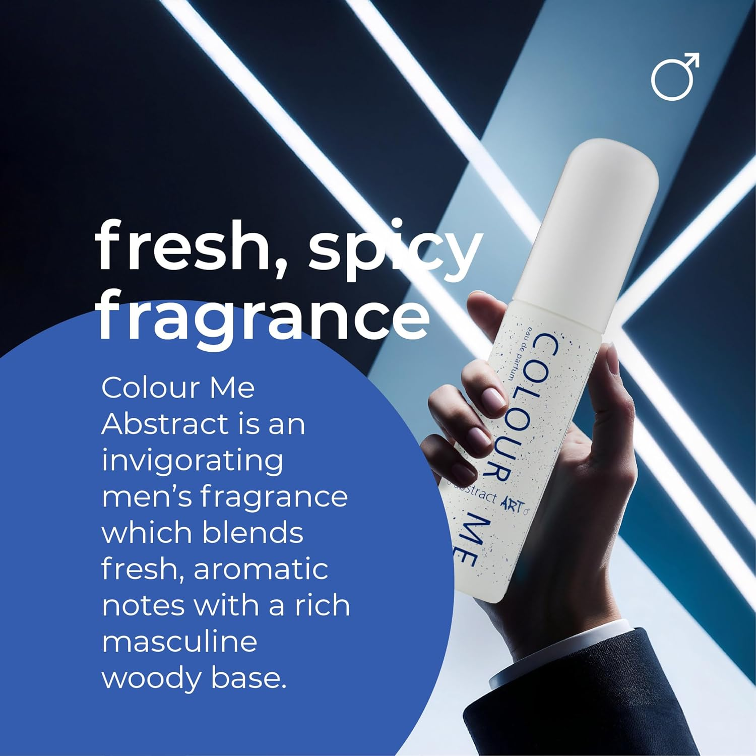 Colour Me Abstract Art - Fragrance for Men - 50Ml Eau De Parfum, by Milton-Lloyd (Pack of 2) image number 1