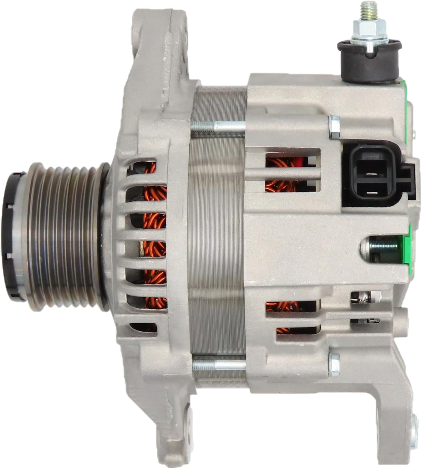 Unipoint Alternator UHA001 Replacement for Nissan Patrol GU Y61 3.0L Diesel, Navara D22 3.0L Diesel 2000 on ZD30DDTI ZD30T CRD Zd30Deuro4 23100-DB000 23100-DB00A 120Amp HXA099U HXA070 image number 2