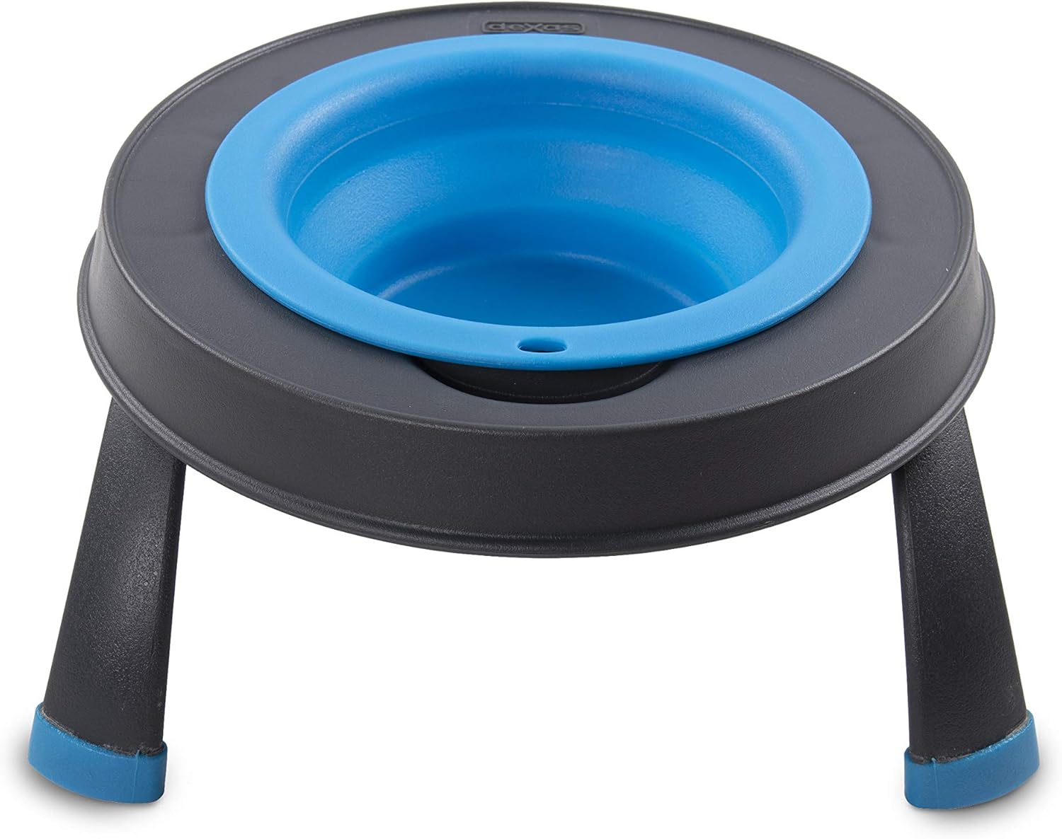 Dexas Pets Single Elevated Pet Feeder/Pet Bowl, I.5 Cup Capacity, Light Gray image number 2