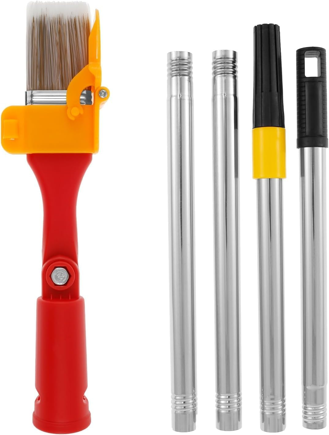 Wall Paint Rollerwith Extension Pole, Wall Paint Brush Extension Pole Kit,Paint Edger Roller Brush Wall Paint Roller with Extension Pole,Paint Edgerroller Brush Wall Paint Roller with Extension Pole