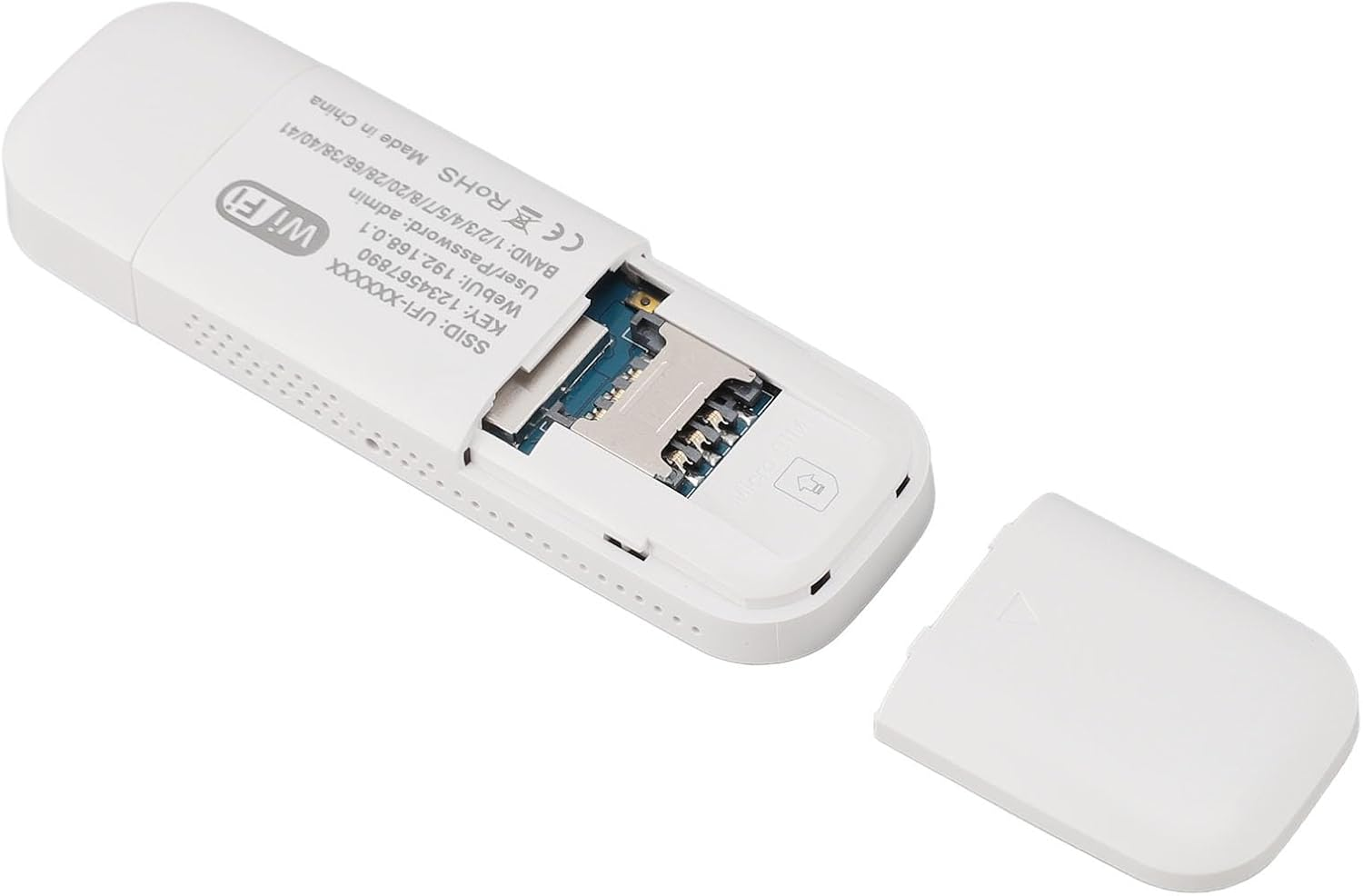 4G LTE USB Wifi Modem, Pocket Network Hotspot with SIM Card Slot, Support 10 Users, 150Mbps, Wireless Connection, Secure Encryption