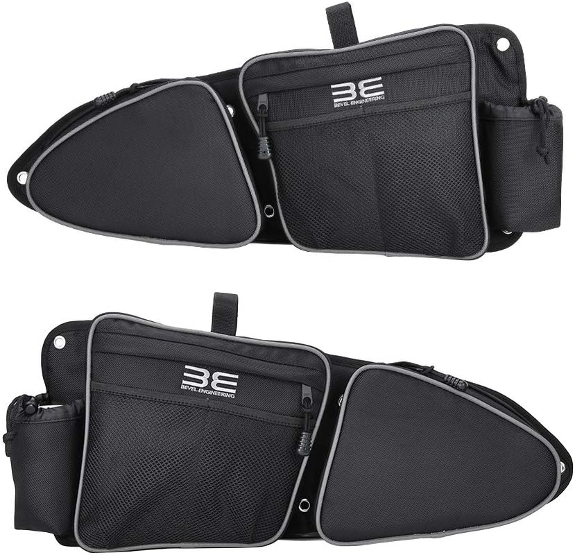 Side Door Bags, Premium Offroad Front Door Side Storage Bag Set W/Knee Pad, Fits 2014-2020 Polaris RZR XP Turbo Turbo S 1000 S900 image number 1