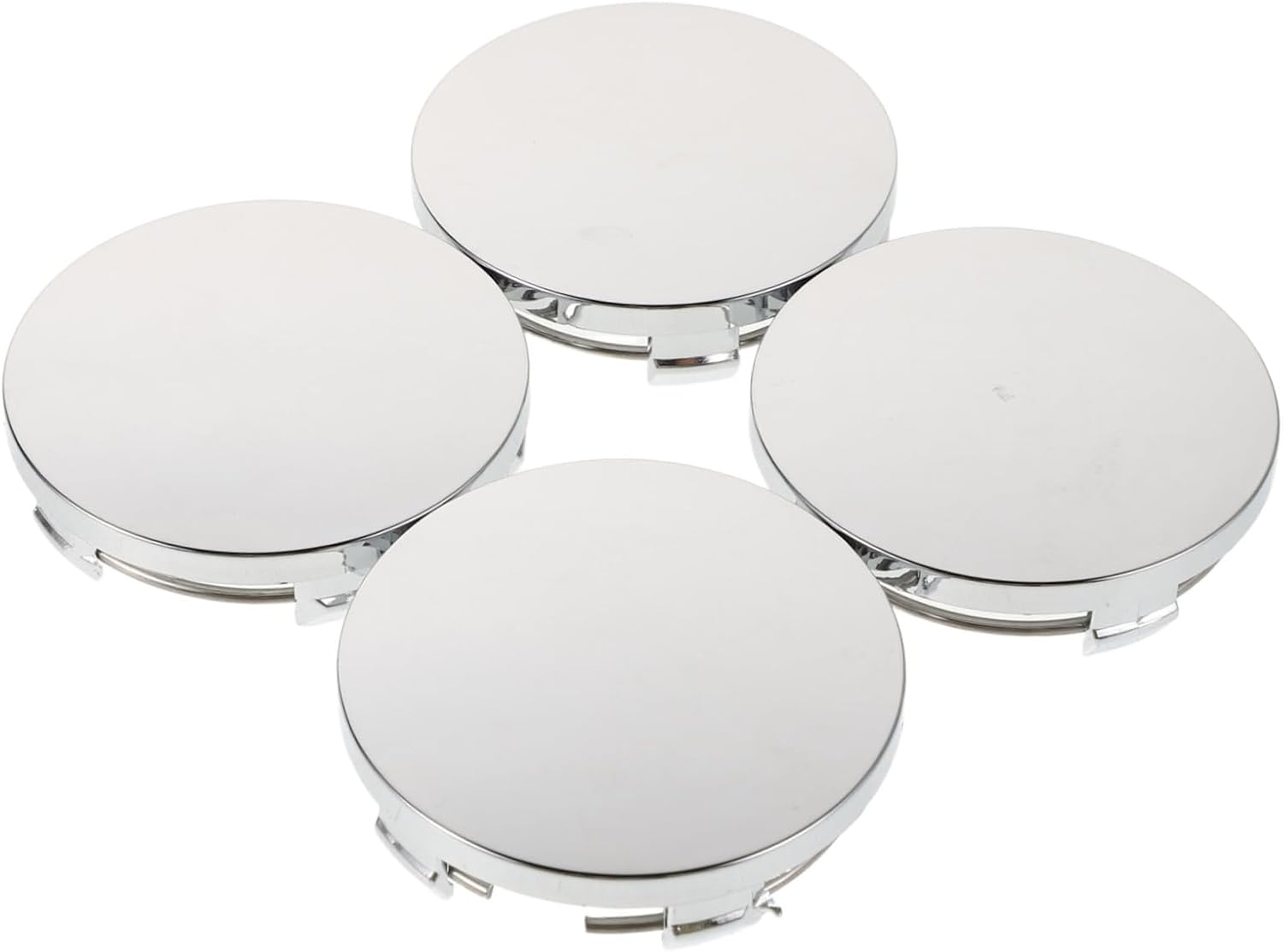 TINEASUR 4Pcs 60Mm Car Wheel Center Caps Hub Caps Vehicle Wheel Hub Cover Replacement Installation Accessories for Automotive Modification image number 5