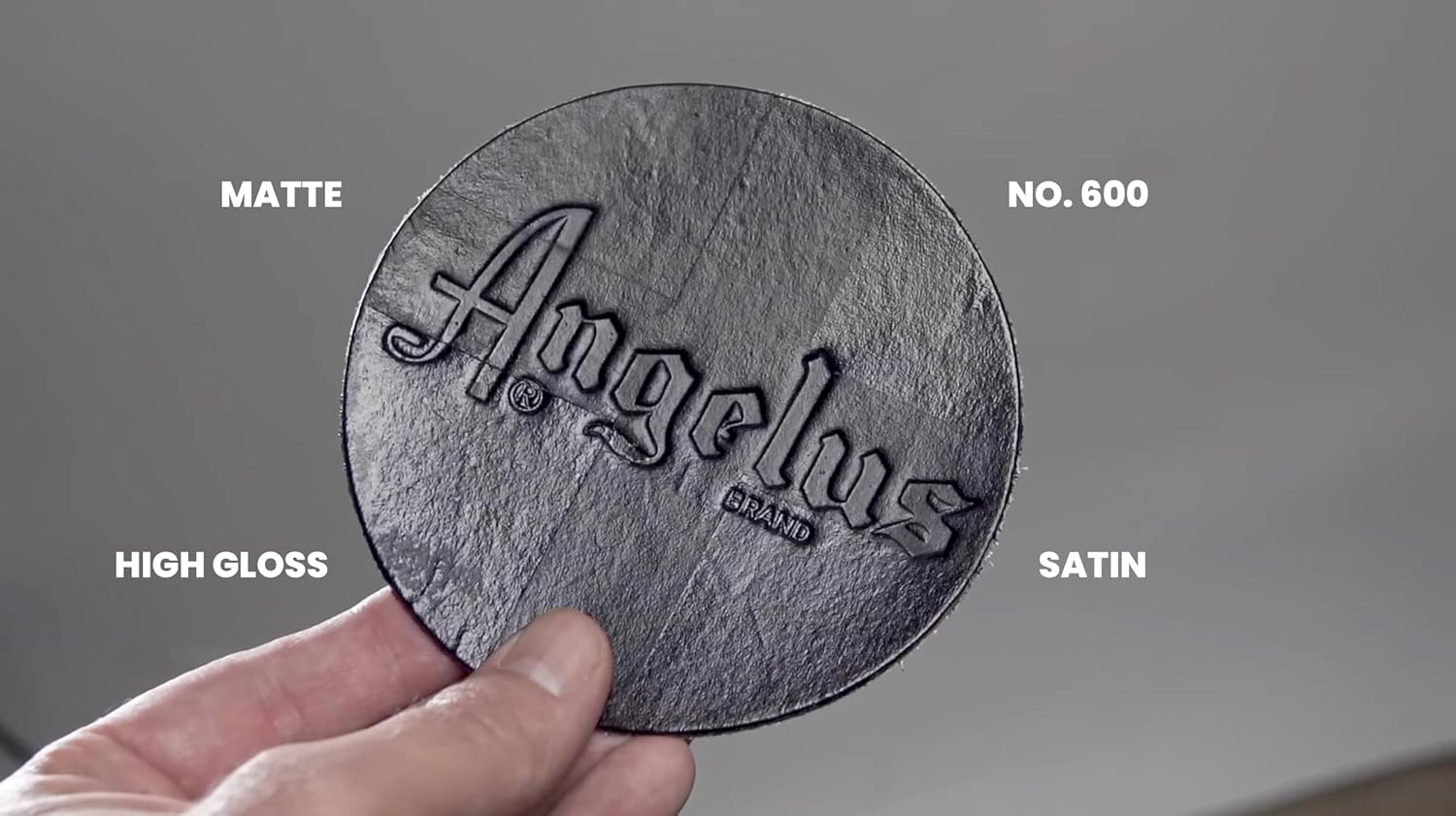 Angelus Leather Articles Shiny Glossy Acrylic Finisher 4 Oz Hi-Gloss W/Additive image number 4