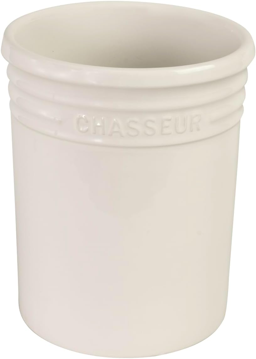 Chasseur La Cuisson Utensil Holder Jar, Antique Cream 14 Cm*17 Cm*17 Cm