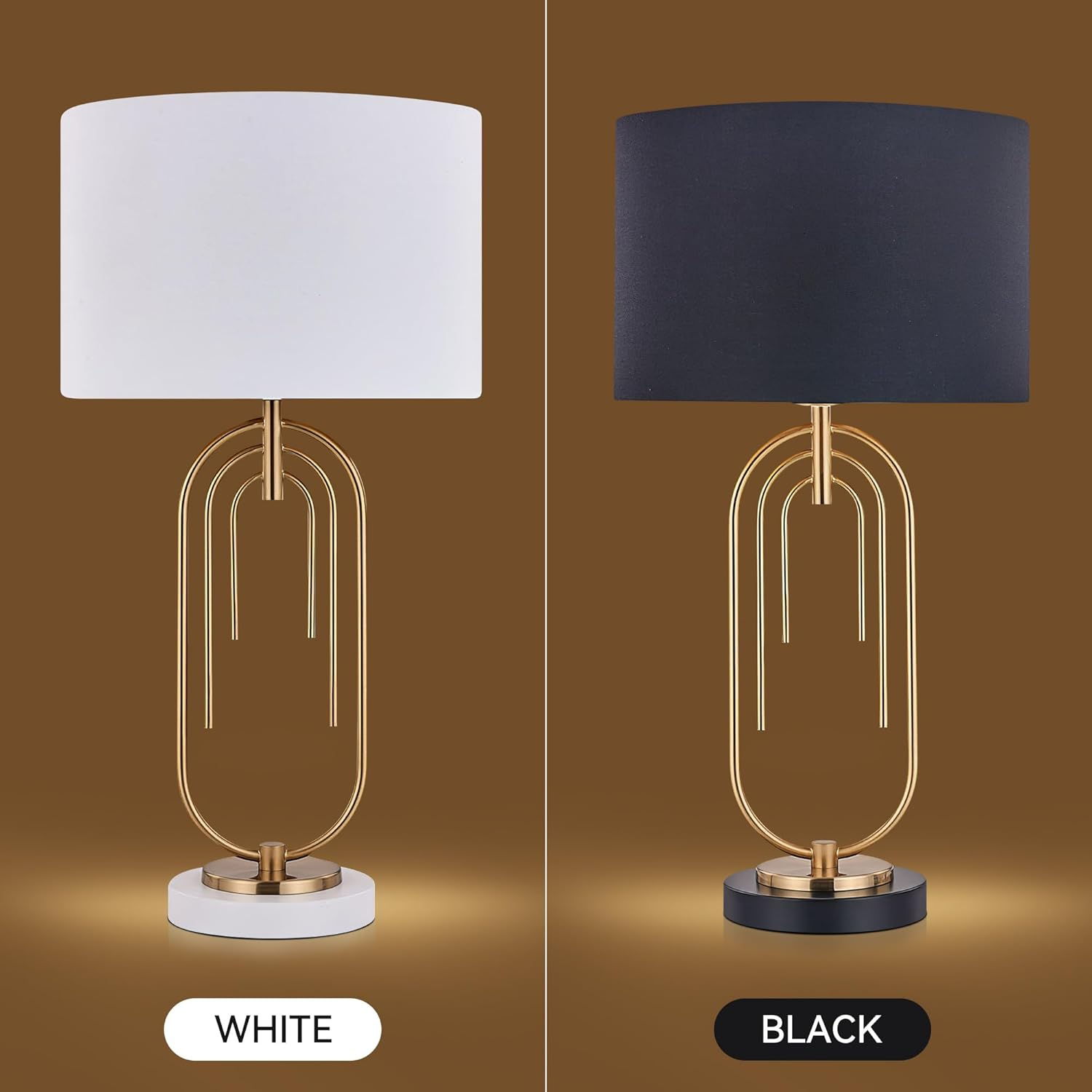 Fleur Table Lamp Black - White image number 7