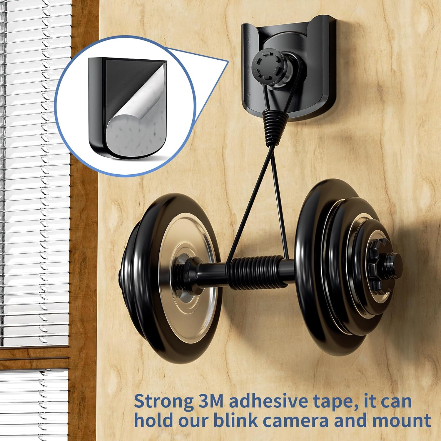 Blink Outdoor Camera Mount, No Drilling Mount Bracket Compatible with Blink Outdoor 4/ Blink Mini 2/ Blink Mini Camera, Adhesive No Screws Mount for Blink Cameras,3Pack (Blink Camera Is Not Included)