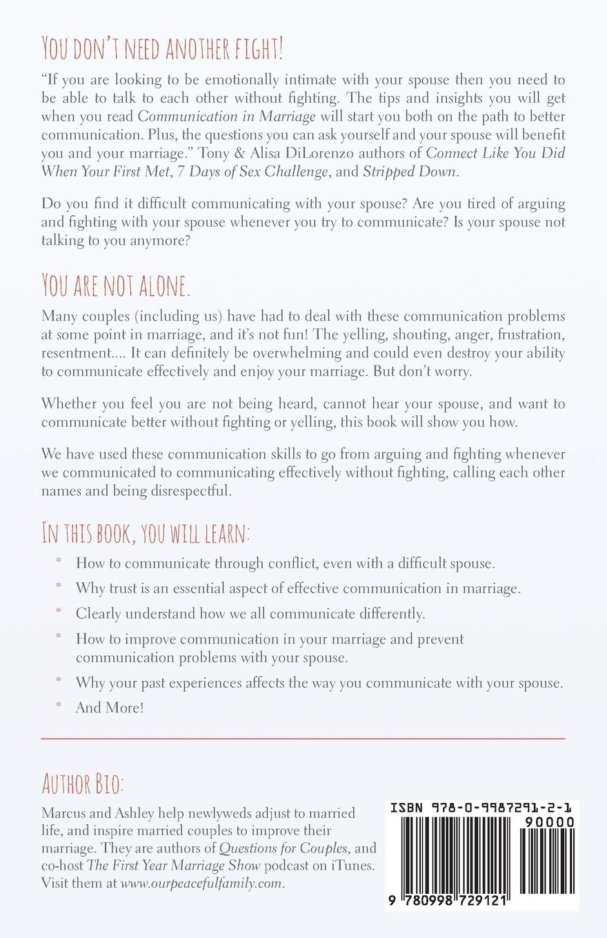 Communication in Marriage: How to Communicate with Your Spouse without Fighting