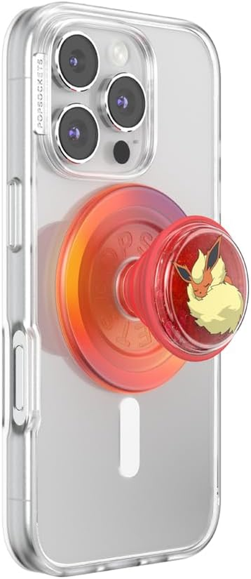 Popsockets Phone Grip for Magsafe with Kickstand, Magnetic Stand, Swappable Top, Secure Hold for Iphone Magsafe Cases, Phone & Tablet Grip, Pokemon - Tidepool Squishy Sleepy Flareon image number 2