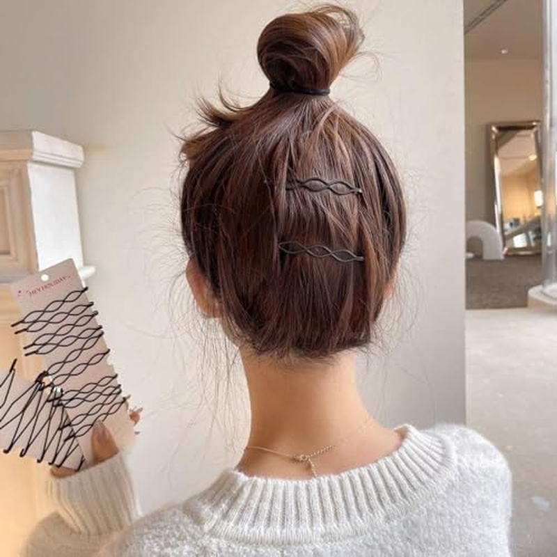 12Pcs Black Vintage Hair Pins Mini Bobby Pins Fashion BB Clip Invisible Bangs Clip Small Bobby Pins for Women and Girls Hair Styling Pins Hair Accessories image number 6