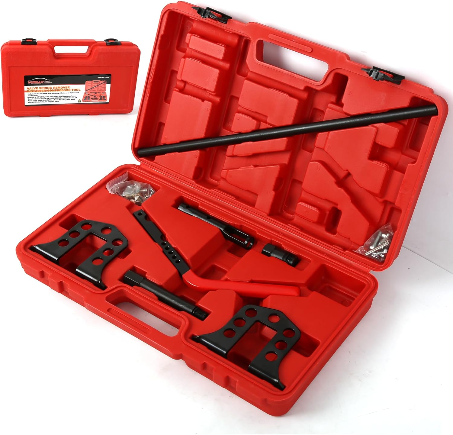 WINMAX Tools Automotive Valve Spring Remover Installer Car Engine Overhead Compressor Tool Kit OHV OHC, Valve Spring Compressor Tools image number 2