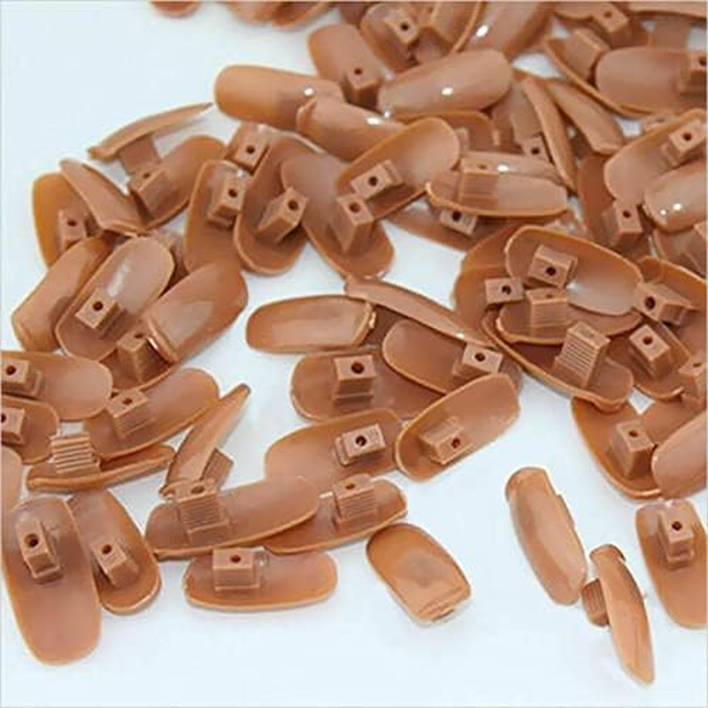Flexible Nail Art Practice Training Model Trainer Hand Refit Replace Tip (Nail Trainer a + 100 False Nail Tips)