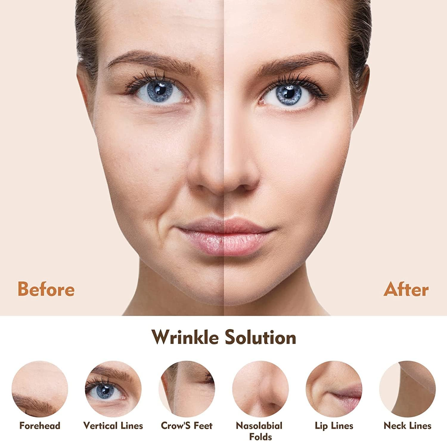 Anti-Wrinkle Myofascial Lift Tape, 1Roll Facial Myofascial Eye and Neck Toning Facial Face Lift Tape, Face Tightening and Lifting Patches for Women'S Skin, Skin image number 3