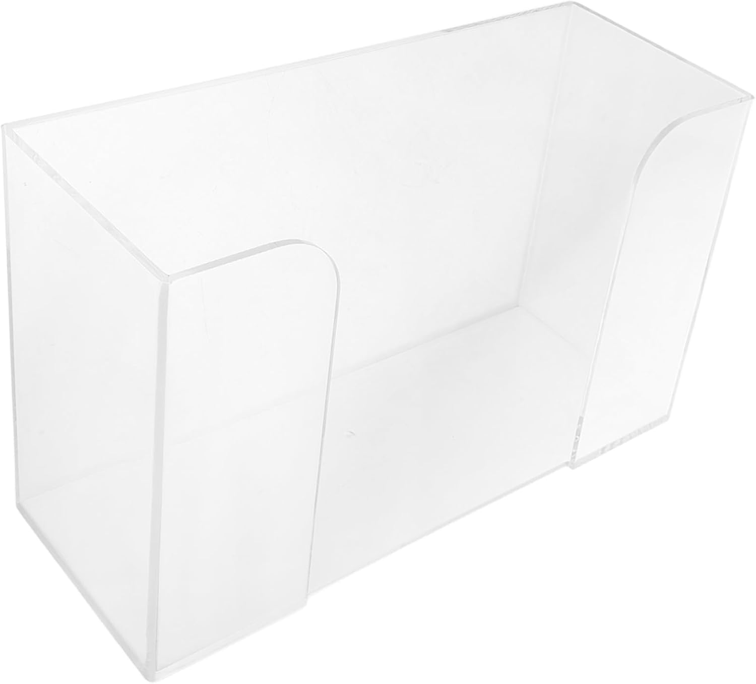 Tissue Box Organizer Acrylic Paper Towel Holder Desk Storage Box Simple Design for Home Office image number 4