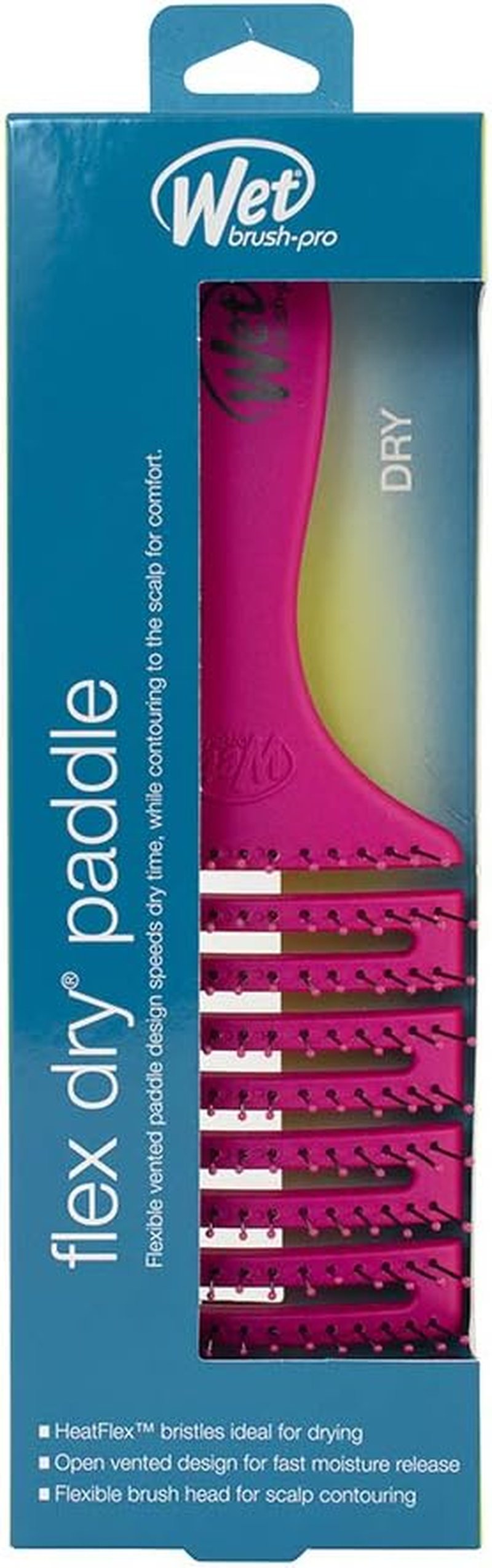 Wetbrush Flex Dry Paddle Detangle Brush, 1 Count - Pink image number 6